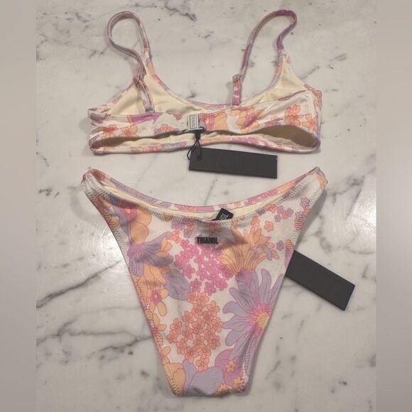 TRIANGL MACI CHEEKY SHERBET FLORAL SET NO BAG NEW WITH TAGS - Picture 2 of 5
